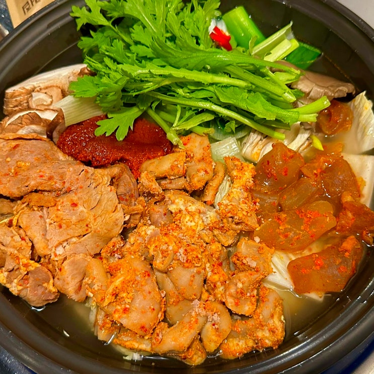  부천 신중동역 곱창전골맛집 푸짐하고 얼큰하게 맛있는곳 정성곱창전골 내돈내산 후기