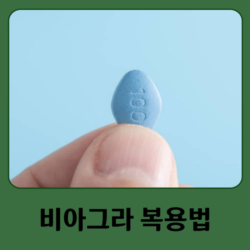 비아그라 복용법 알고 있어야겠죠?