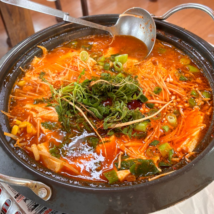  춘천 서면 맛집, 애니메이션 박물관 근처 두부전골 수제막걸리 서면손두부집