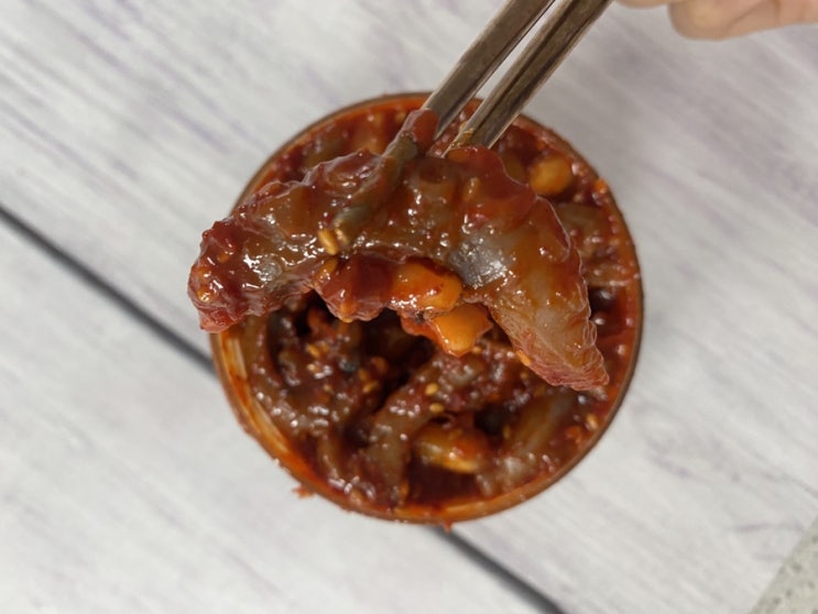  자취생반찬 이거 따라올 수 없지, 훈이네젓갈 낙지젓