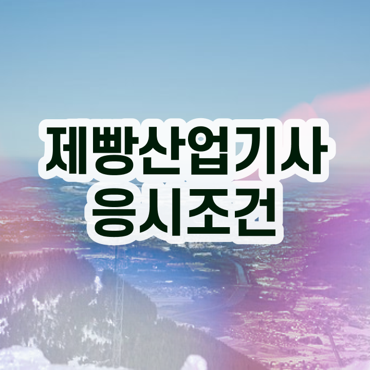  제빵산업기사 자격요건 직장인도 인강만으로 반 년만에 끝낼수 있었던 전략