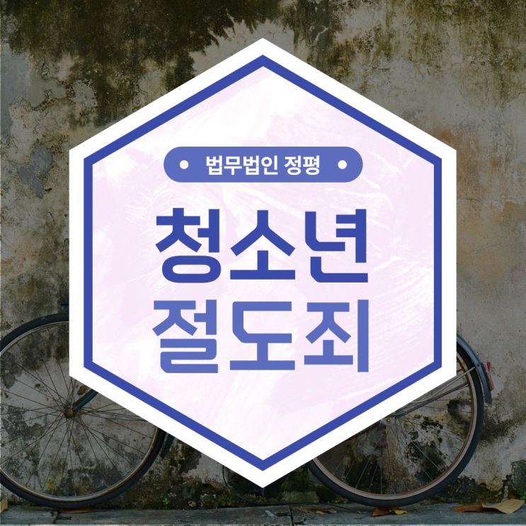  청소년 자전거 오토바이 절도 소년재판 위기라면