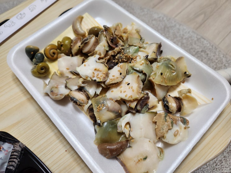  [광주 북구 배달 해산물] 문흥동 포차포차 각화동에서 소라찜 배달시켜 먹기!