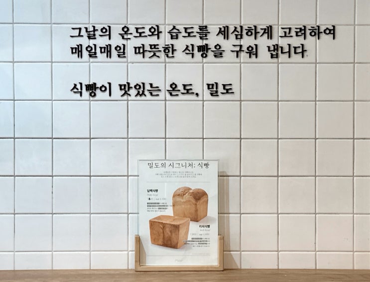  정자동 카페거리 식빵맛집 밀도