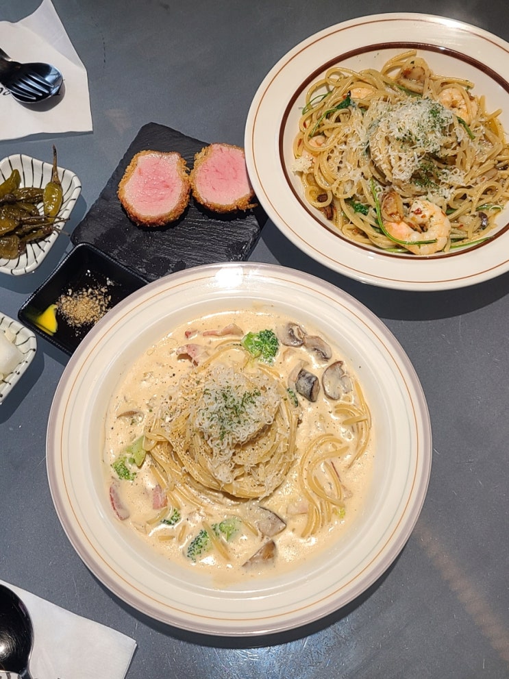  옥정 파스타 맛집 카츠 헤세드 카츠 & 파스타 제대로 즐기려면~(ft. 호수찻집