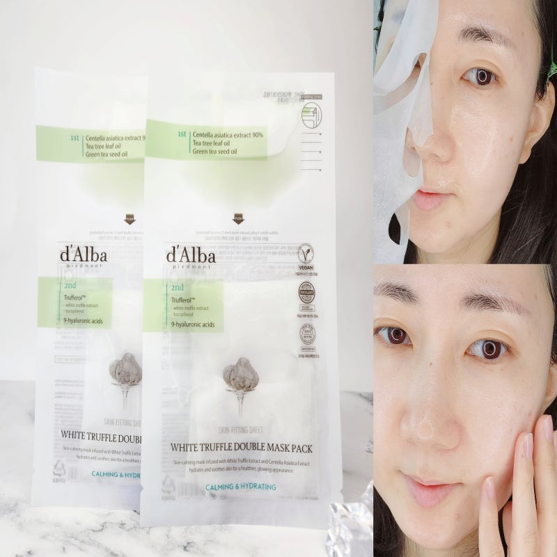 달바 마스크팩 추천 화이트 트러플 더블 마스크팩 사용법 수부지 후기
