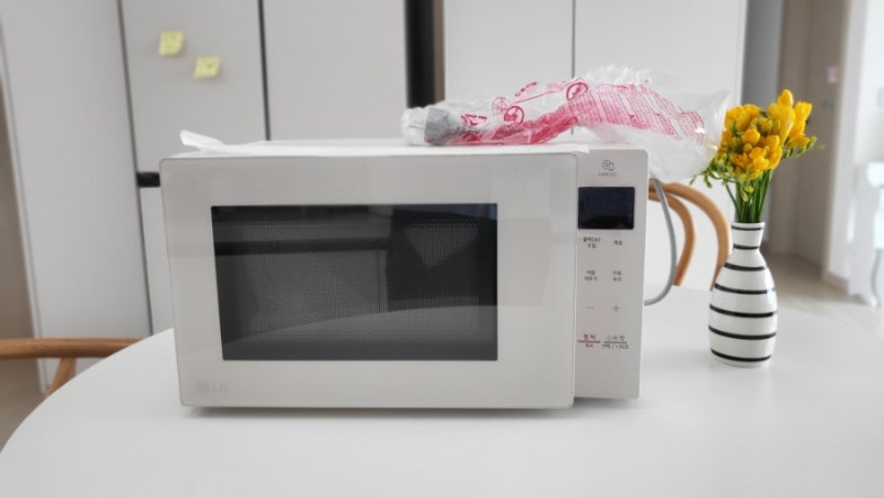 LG DIOS 오브제 컬렉션 전자레인지 20L MWJ20EDN 베이지