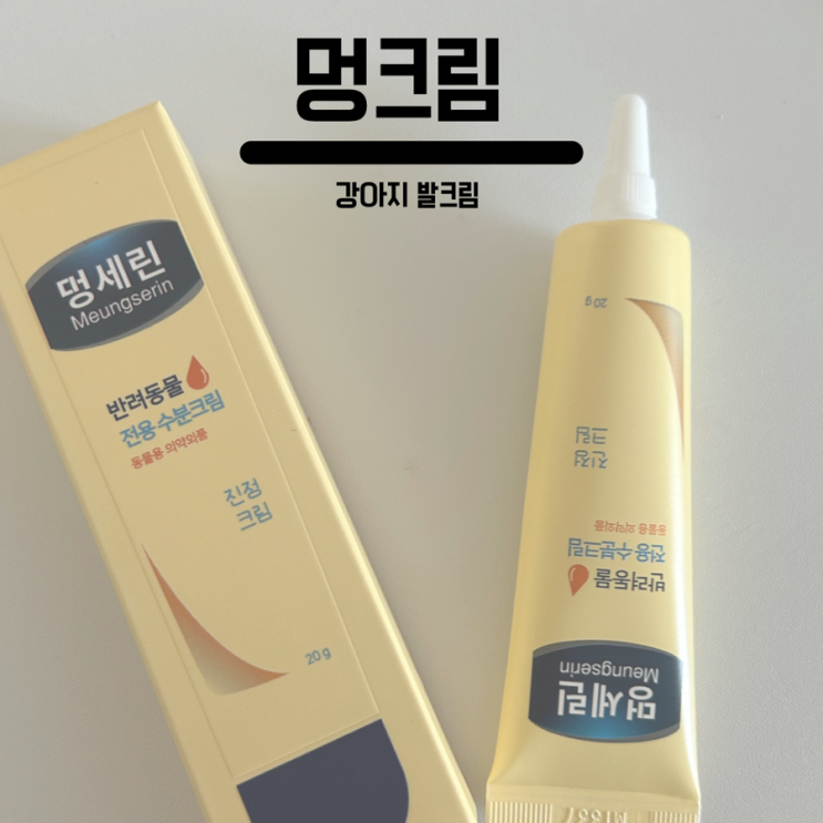  강아지 발크림 멍세린으로 발바닥 관리하기!