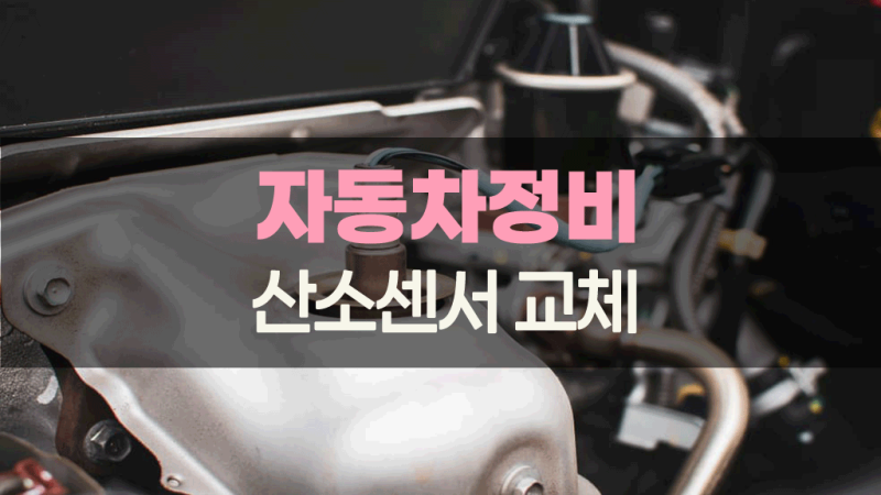 자동차 산소센서 고장 증상과 교체 비용