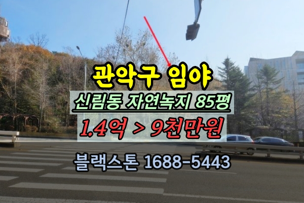  관악구임야 100평이하 경매 수목장 신림동 토지 소액투자