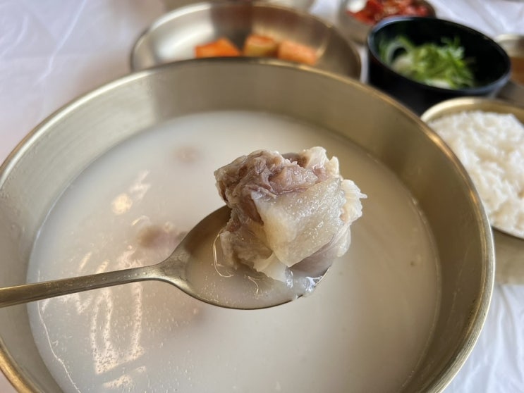  고덕신도시맛집 수미회관에서 든든한 평택고덕곰탕 먹은 후기
