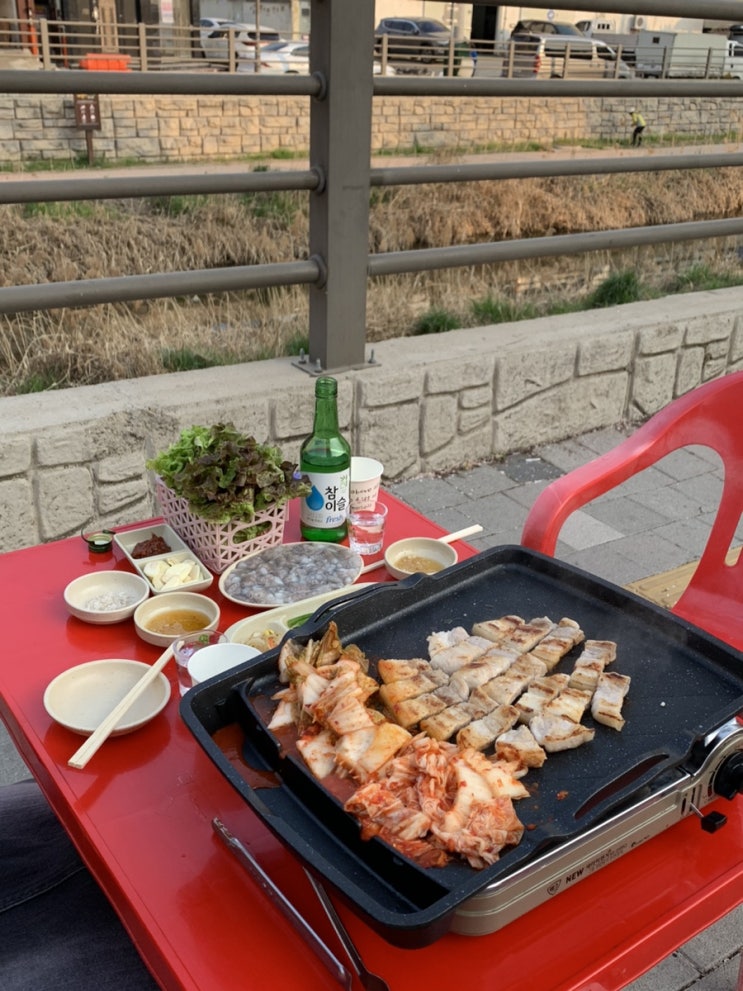  [맛집추천] 수원 야장 삼겹살 형제정육식당 : 수원 야외식당