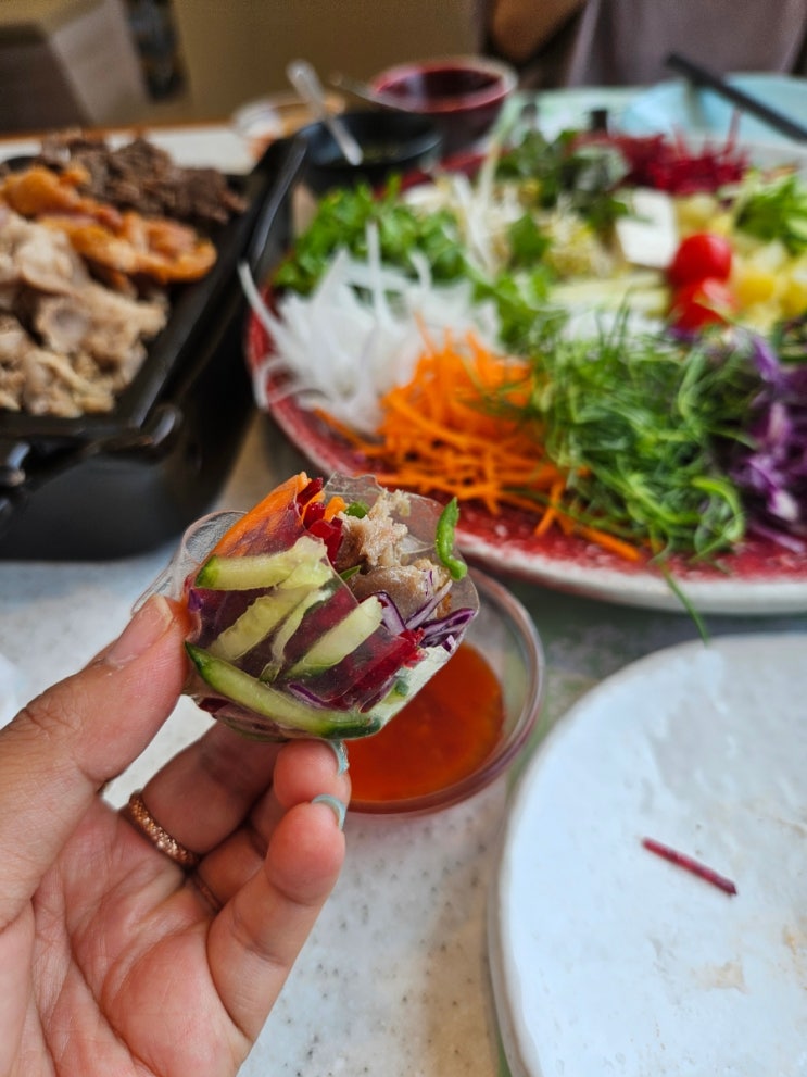  여우고개 시흥 아초원 무한리필 월남쌈맛집