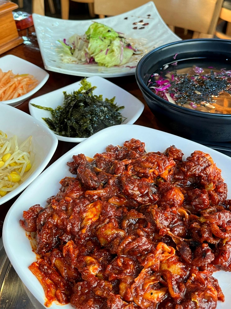  [대구/달서구/장기동/용산역] 주차 편한 불향 가득 쭈꾸미 맛집: 풍차옥