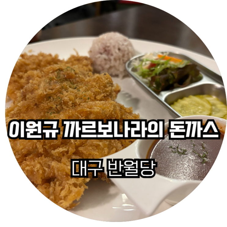  대구 반월당 / 추억에 젖을 수 있는 이원규 까르보나라의 돈까스