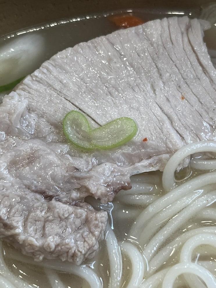 제주공항 근처 고기국수 맛집 <먹돌>