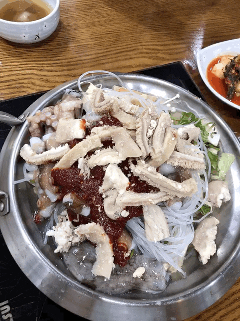  용문동 충무할매낙지볶음 산낙양곱전골 낙지곱창전골 맛 후기