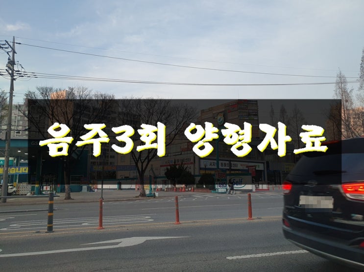  음주운전 3회 적발 누군가의 신고에 의한 단속