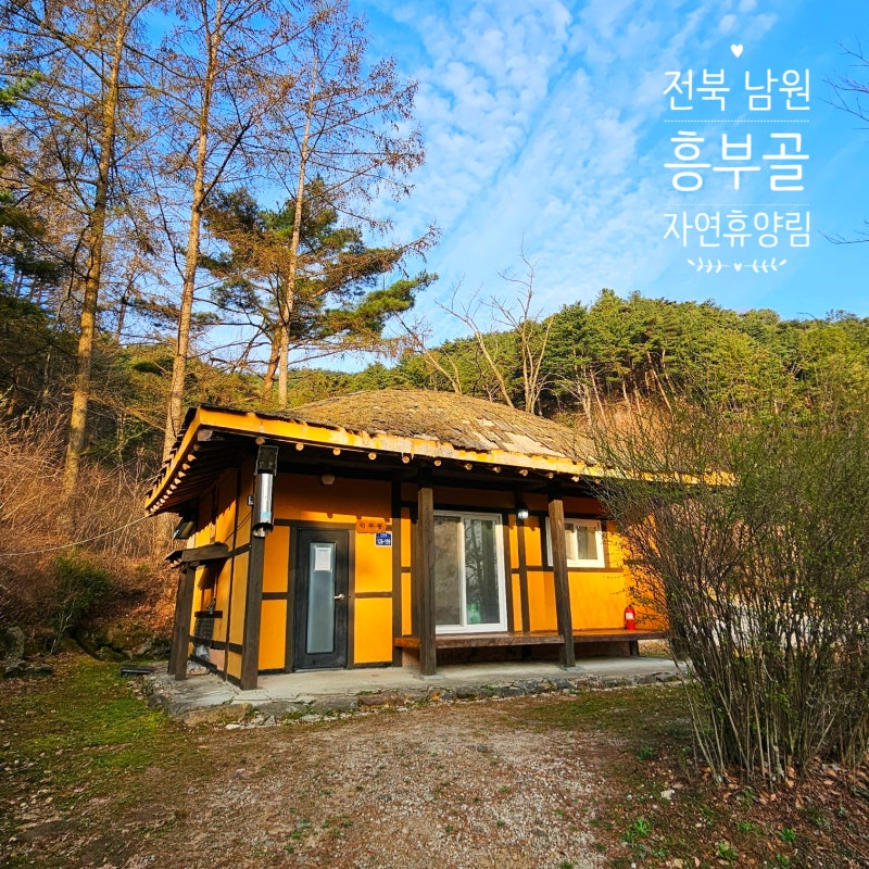 [전북 남원] 흥부골 자연 휴양림 숲속의 집 덕두봉 (솔직 장단점) 다녀왔어요.