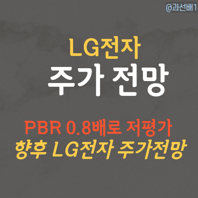  엘지전자 주가 전망 -  1분기 실적 발표와 저평가인 이유