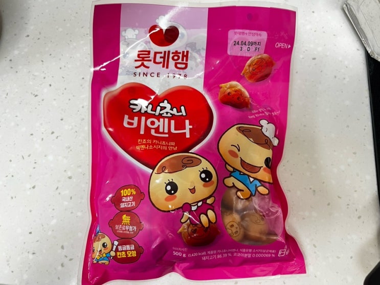  칸쵸 비엔나 소세지 가격 정보 요리방법 내돈내산 리뷰