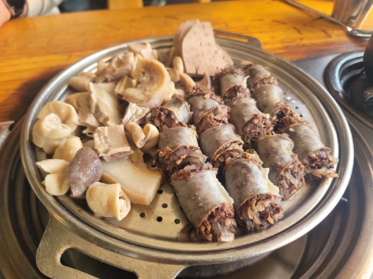  한화팬의 가성비 맛집 농민순대 주의점 전체메뉴 클리어 맛후기 국수, 모듬순대 주차