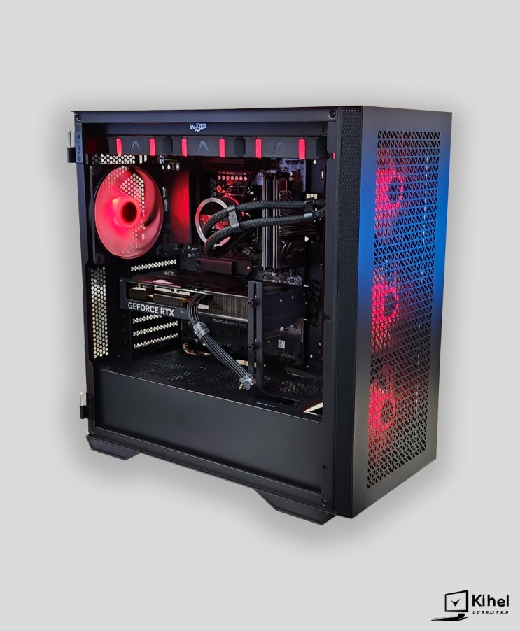  대구 조립 피씨 전문 디자인및, 게이밍 컴퓨터 RTX 4070슈퍼와 R7 7700 CPU