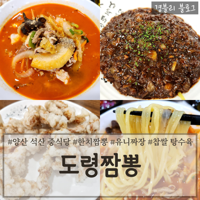  양산 석산 맛집 불향 나는 한치짬뽕 맛집 '도령짬뽕'