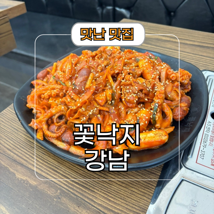  강남역 낙지 맛집 [꽃낙지] 테헤란로 한식집 추천
