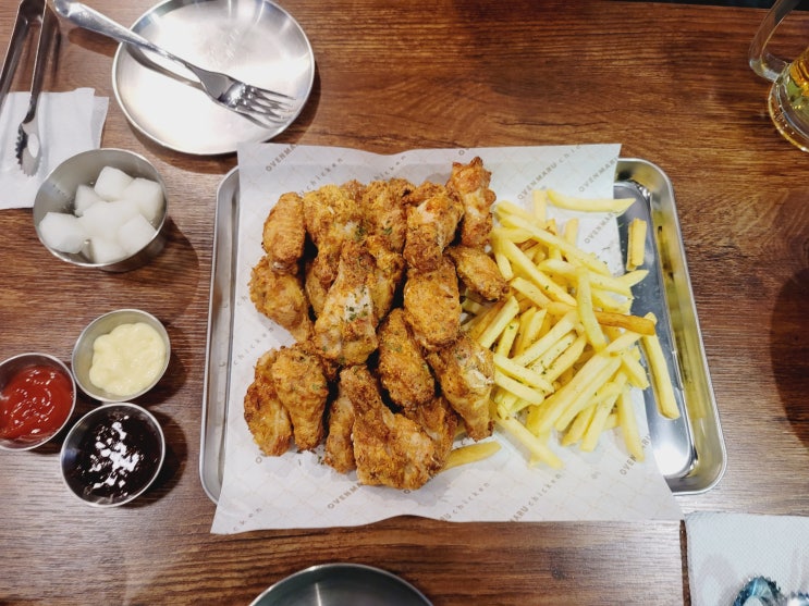  응암역 치맥집 오븐마루치킨 불광천입구점