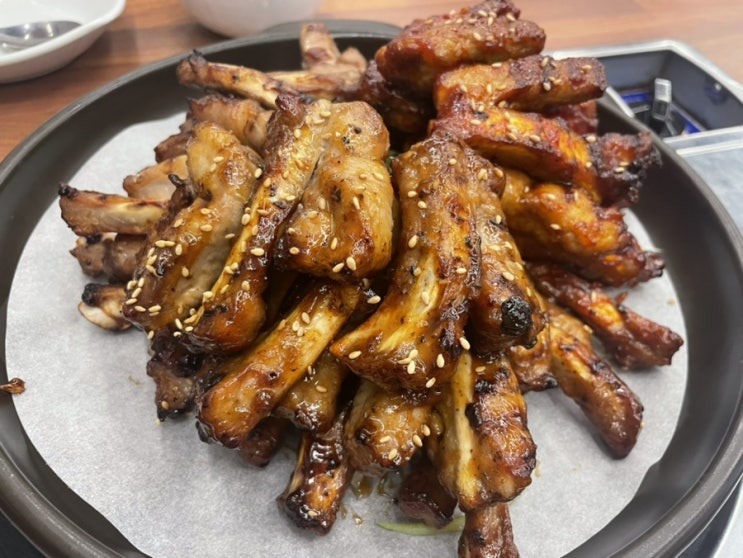  청주 동남지구 맛집 통통쪽갈비 쪽갈비세트, 주먹밥 후기
