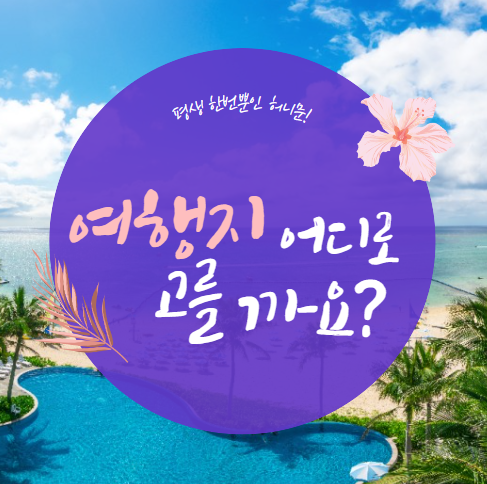  결혼준비#10-1. 평생 한번 뿐인 신혼 여행지 어디로 떠날까요? (하와이, 몰디브, 발리)
