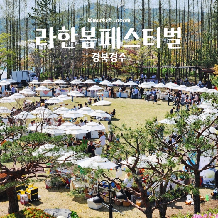  경북 경주 라한봄페스티벌 마켓움 플리마켓 라봄페 후기