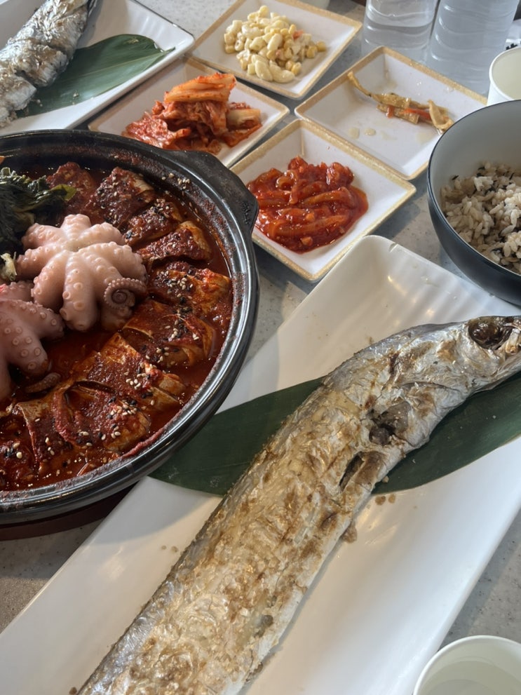 뷰 좋은 제주도 애월 갈치 맛집 <갈치바다>