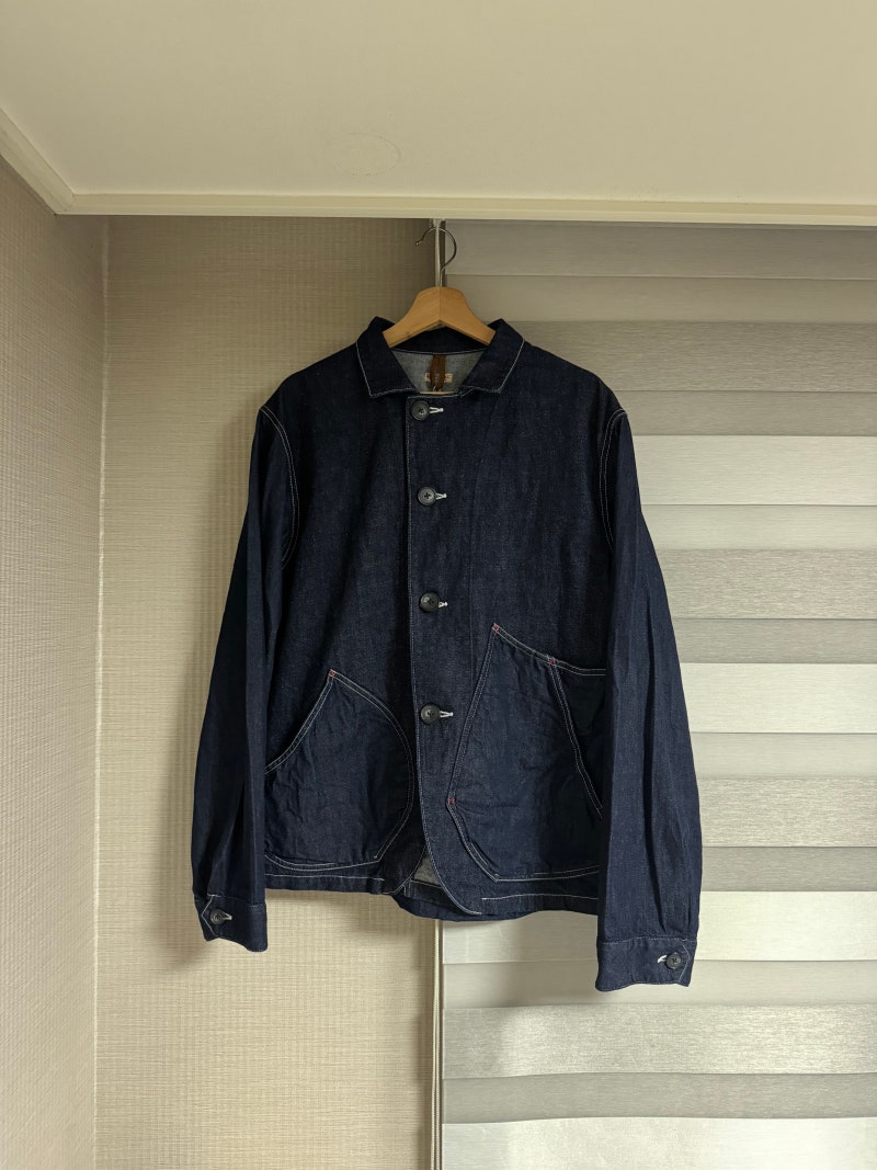 [KAPITAL] 캐피탈 11.5oz 데님 x 8oz 데님 링고맨 커버올 - KAPITAL 11.5oz DENIM x 8 oz DEINN RINGOMAN COVERALL 'I....