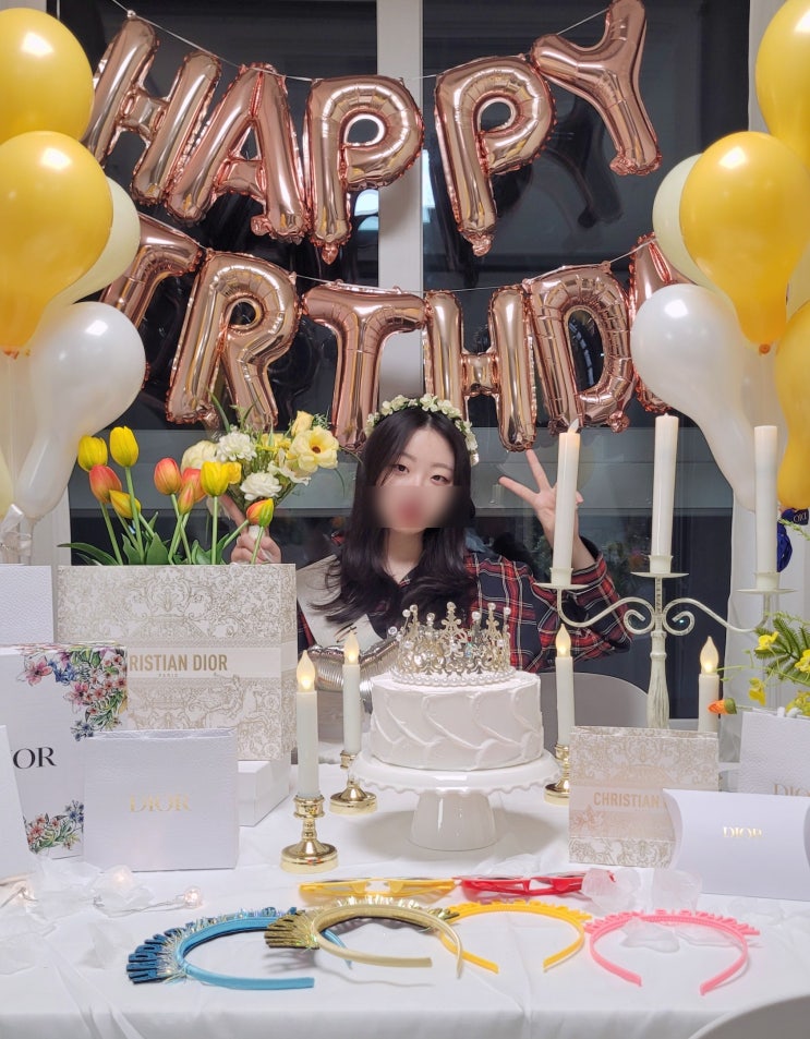  1월 24일 :: 21살 생일 보고서 上 - 인생 첫 레터링케이크와 파티룸