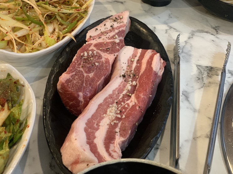  사당역 회식하기 좋은 고기 왕두툼툼한 오겹살 목살 맛집 [불광옥]