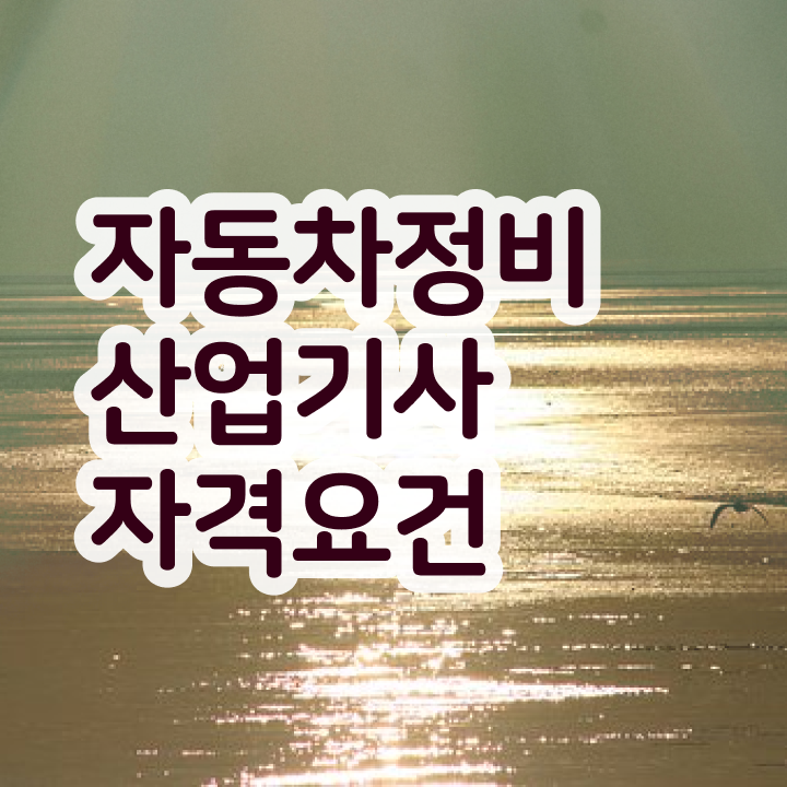 자동차정비산업기사 필기 자동차정비산업기사 응시자격 중년 직장인도 온라인 과정 100%로 수월하게 준비하는 후기