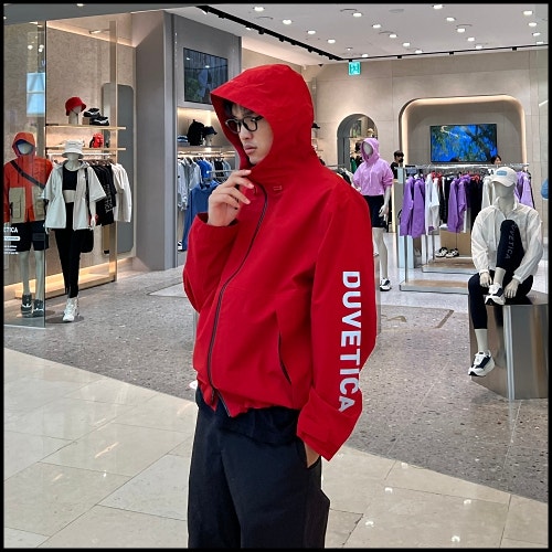 스타필드 하남 듀베티카 남성 명품 바람막이 신발 DUVETICA 매장 방문