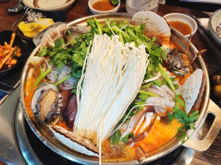  수락산역 맛집 싱싱식당 해산물 가득한 해물탕