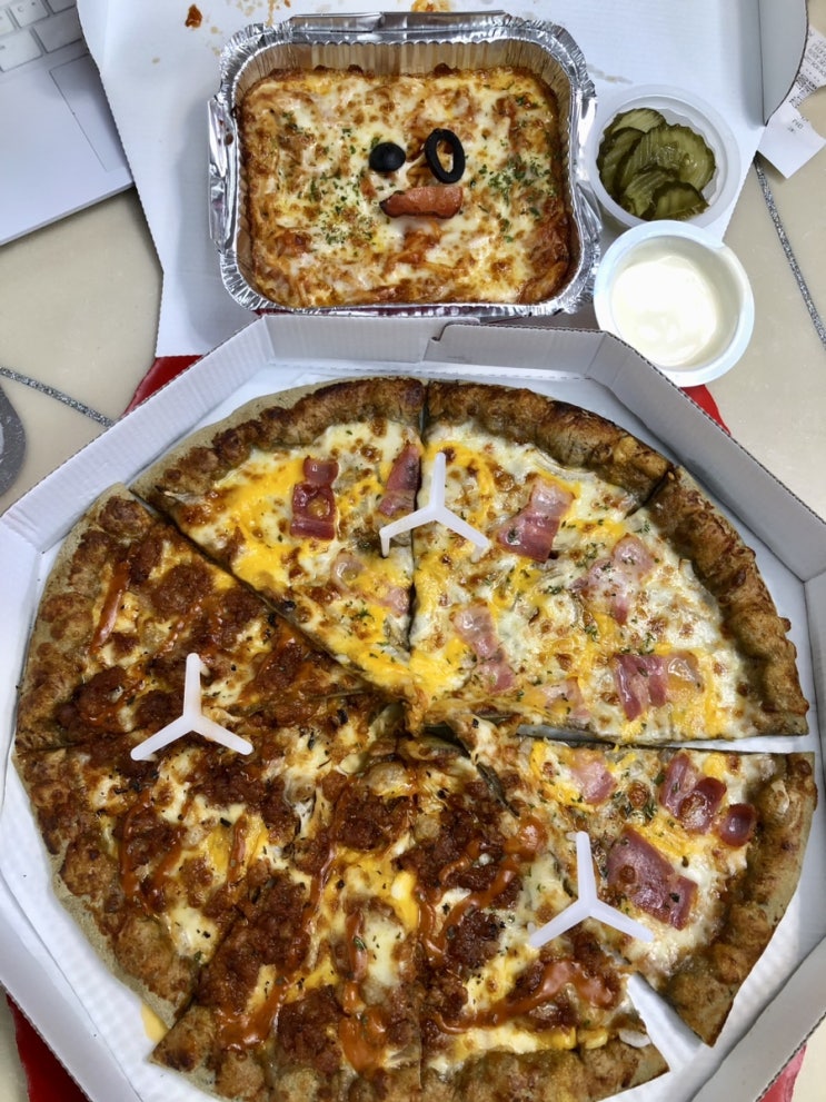  송도 피자 맛집 프레드피자 배달 첫 주문 대만족