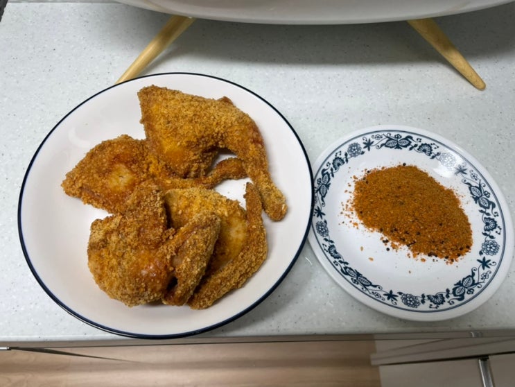  아임닭 현미크런치 옛날통닭 쯔란 뿌려 먹으니 존맛