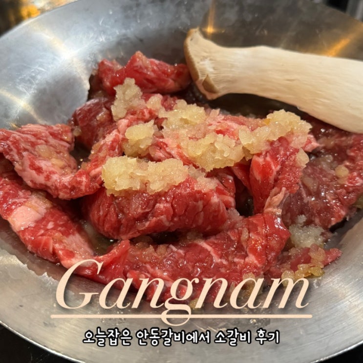  [압구정 소고기] 오늘잡은 안동갈비 콜키지프리 맛집
