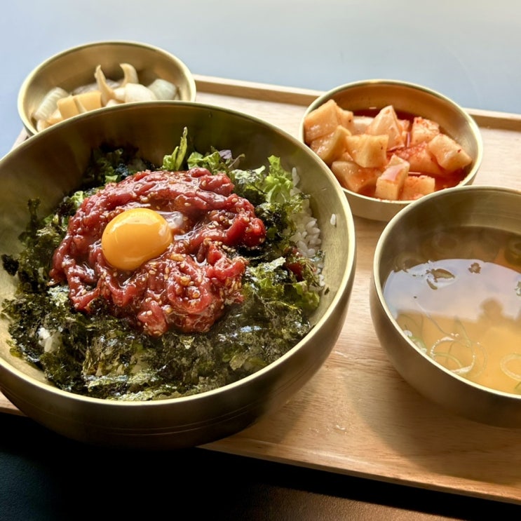  [청라] 혼밥하기 괜찮은 청라 한식 맛집 육회비빔밥 추천!
