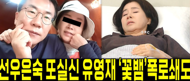 <b>선우은숙</b> <b>유영재</b> 사실혼 삼혼 폭로 충격 꽃뱀 비난 악플