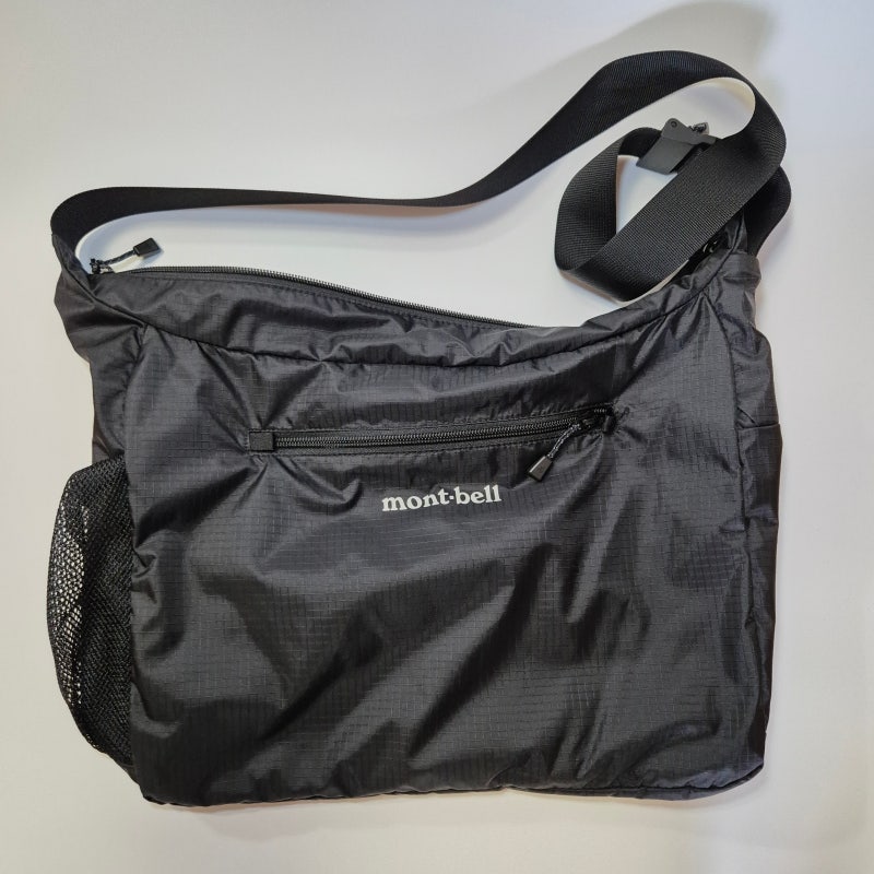 몽벨 포켓터블 라이트 숄더백 미디움 블랙 후기 / 주우재 가방 / Montbell Pocketable Light Shoulder Bag....