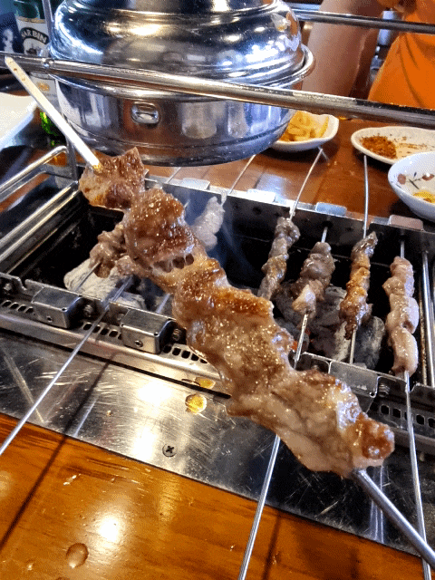  건대양꼬치맛집 생방송 오늘저녁에 소개된 연길왕꼬치 150개넘는메뉴로 다양하게