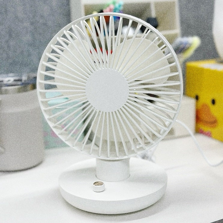  여름 대비 필수 사무실 회사에서 쓰기 좋은 단순생활 서큘레이터 미니 탁상용 선풍기 구매 추천 리뷰.