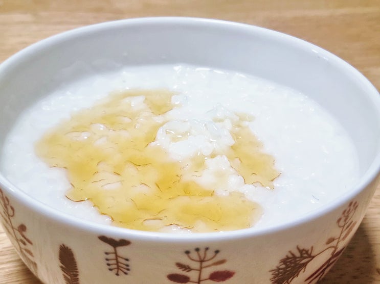 쌀로 흰죽 끓이는법 몸이 아플 때 필요한 음식
