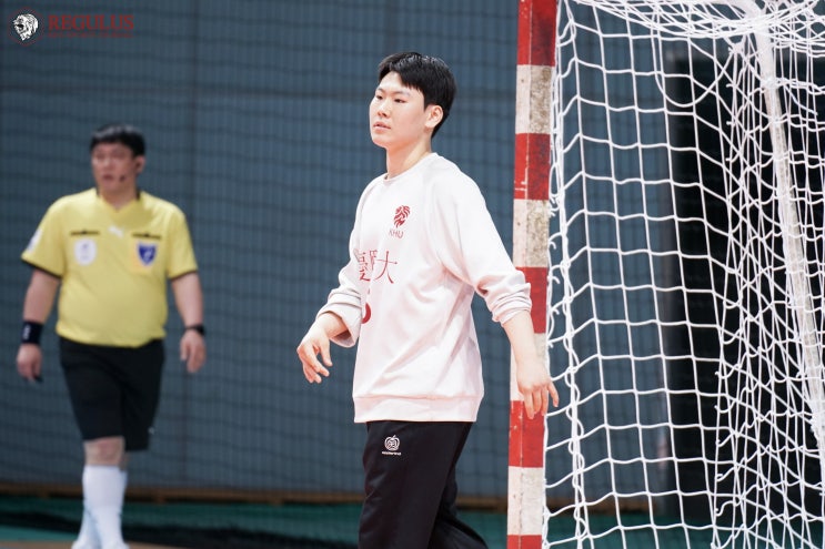 [대학<b>핸드볼</b> 통합<b>리그</b>] 변서준, 김현민 한체대전 승리 인터뷰